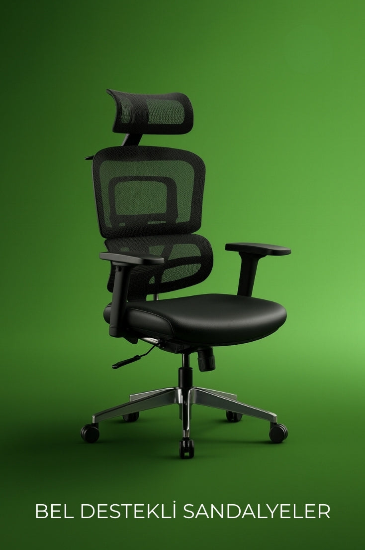 Bel ve Boyun Destekli Sandalyeler