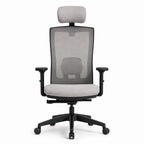 Vienzi Castor Yönetici Koltuğu - Ergonomik Fileli Ofis Koltuğu Gri
