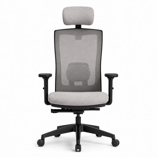 Vienzi Castor Yönetici Koltuğu - Ergonomik Fileli Ofis Koltuğu Gri
